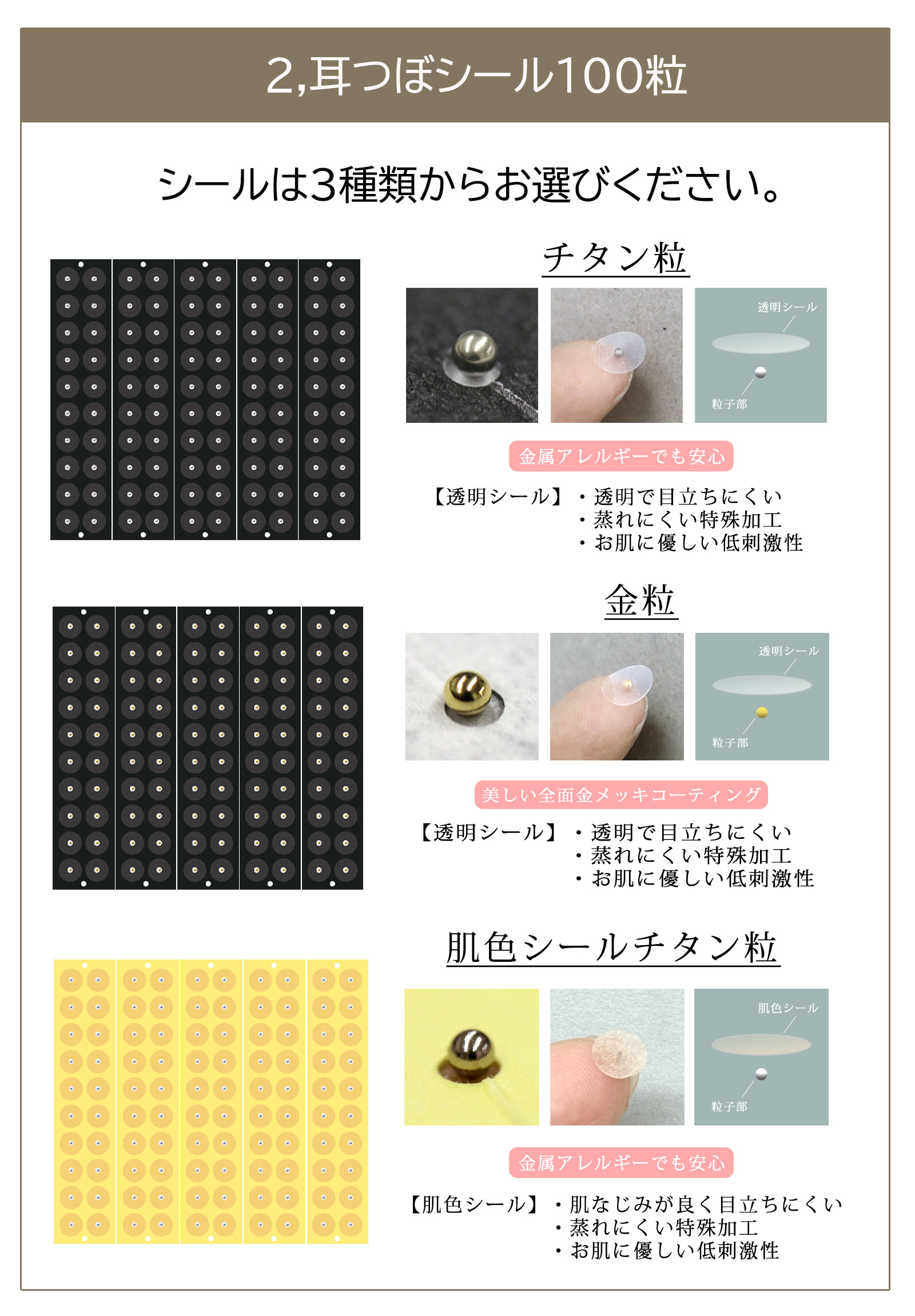 耳つぼ スターターキット 5点セット 初心者で安心解説図付 耳つぼ