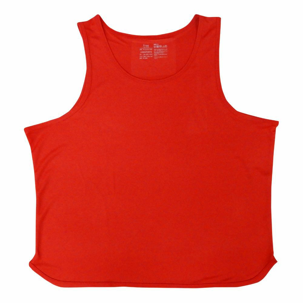 単品販売 無地ビブス・フリーサイズ 1枚 ゲームビブス ゼッケン ベスト