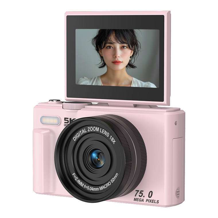 20%OFFで最安10384円 デジタルカメラ 5K 7500万画素 18倍ズーム 180