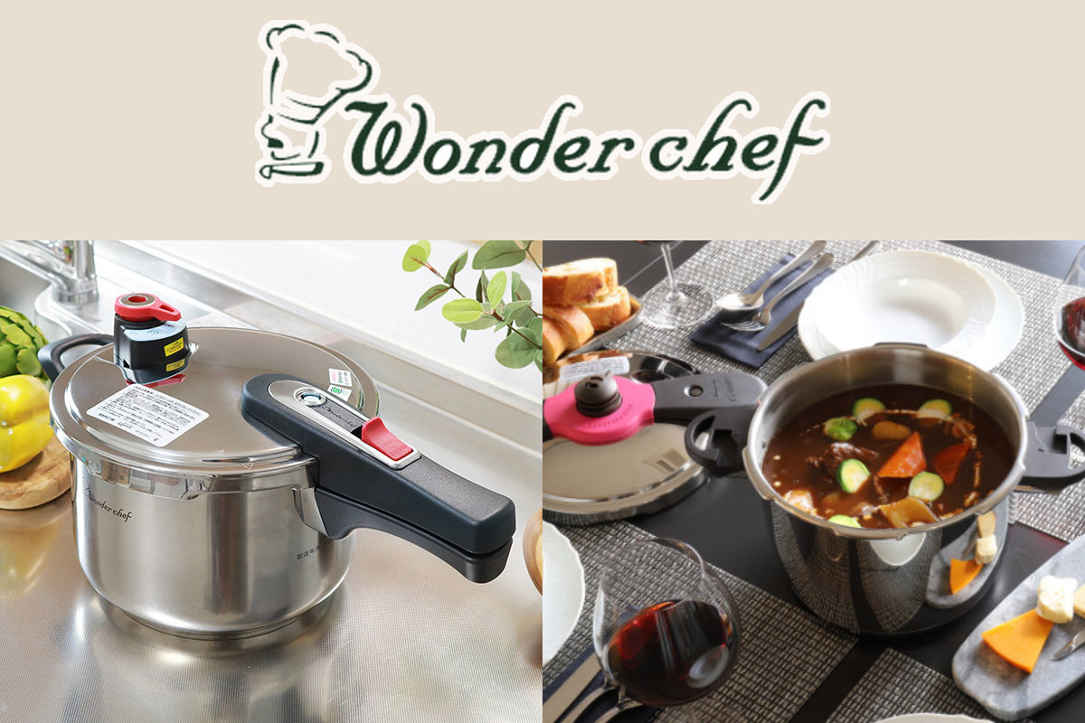 ワンダーシェフ 圧力鍋 8L IH対応 プロ ミドルサイズ （ Wonder chef
