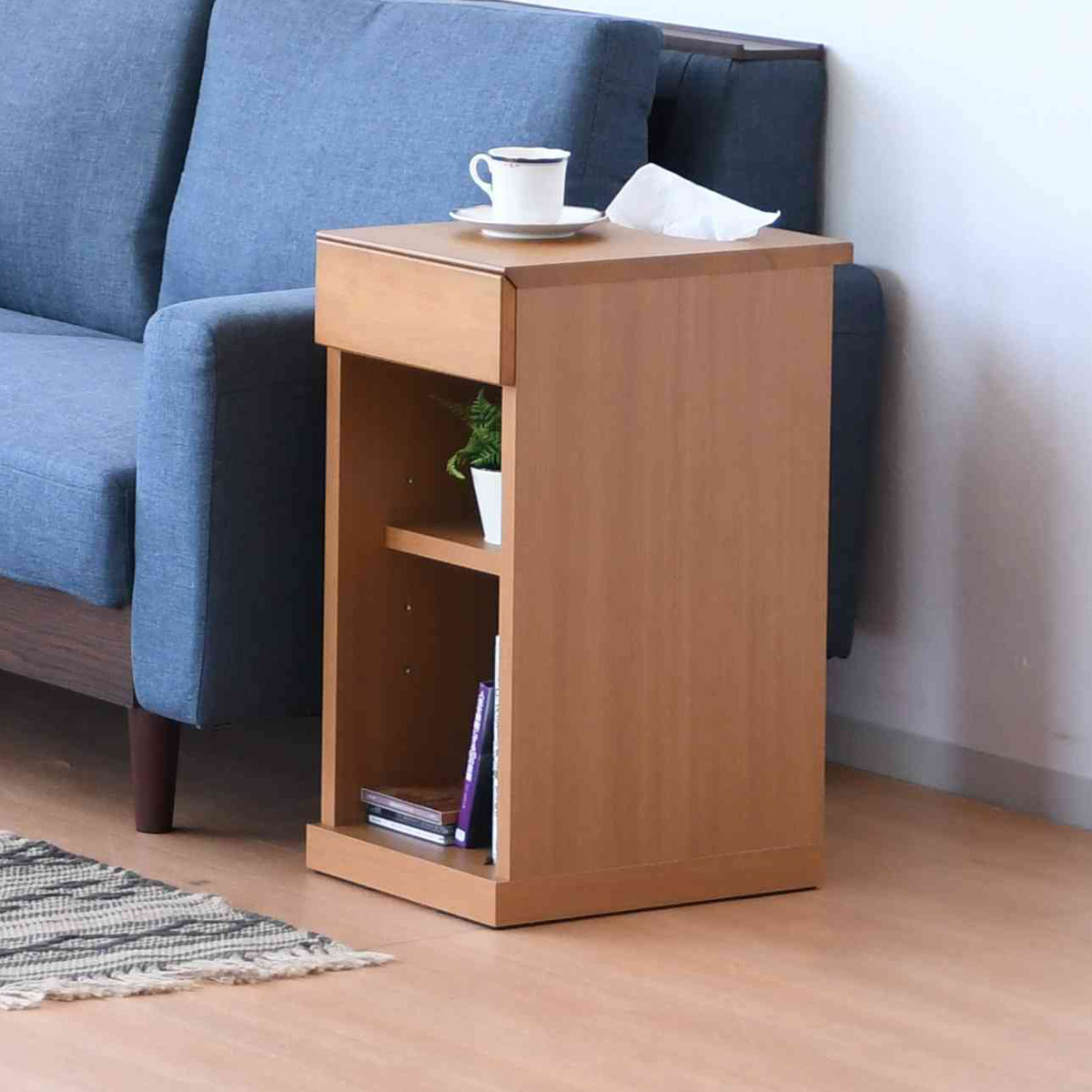サイドテーブル 幅30cm×高さ60cm ニーナツー ナイトテーブル （ ミニ