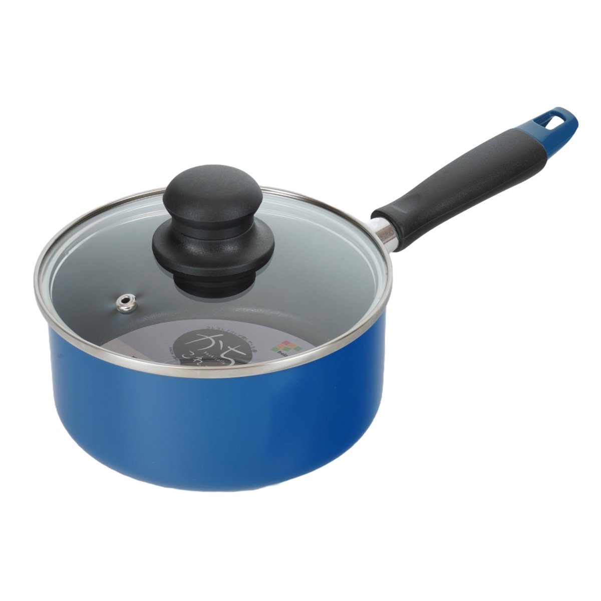 和平フレイズ 片手鍋 16cm IH対応 ガラス蓋付き かちこれ （ ガス火