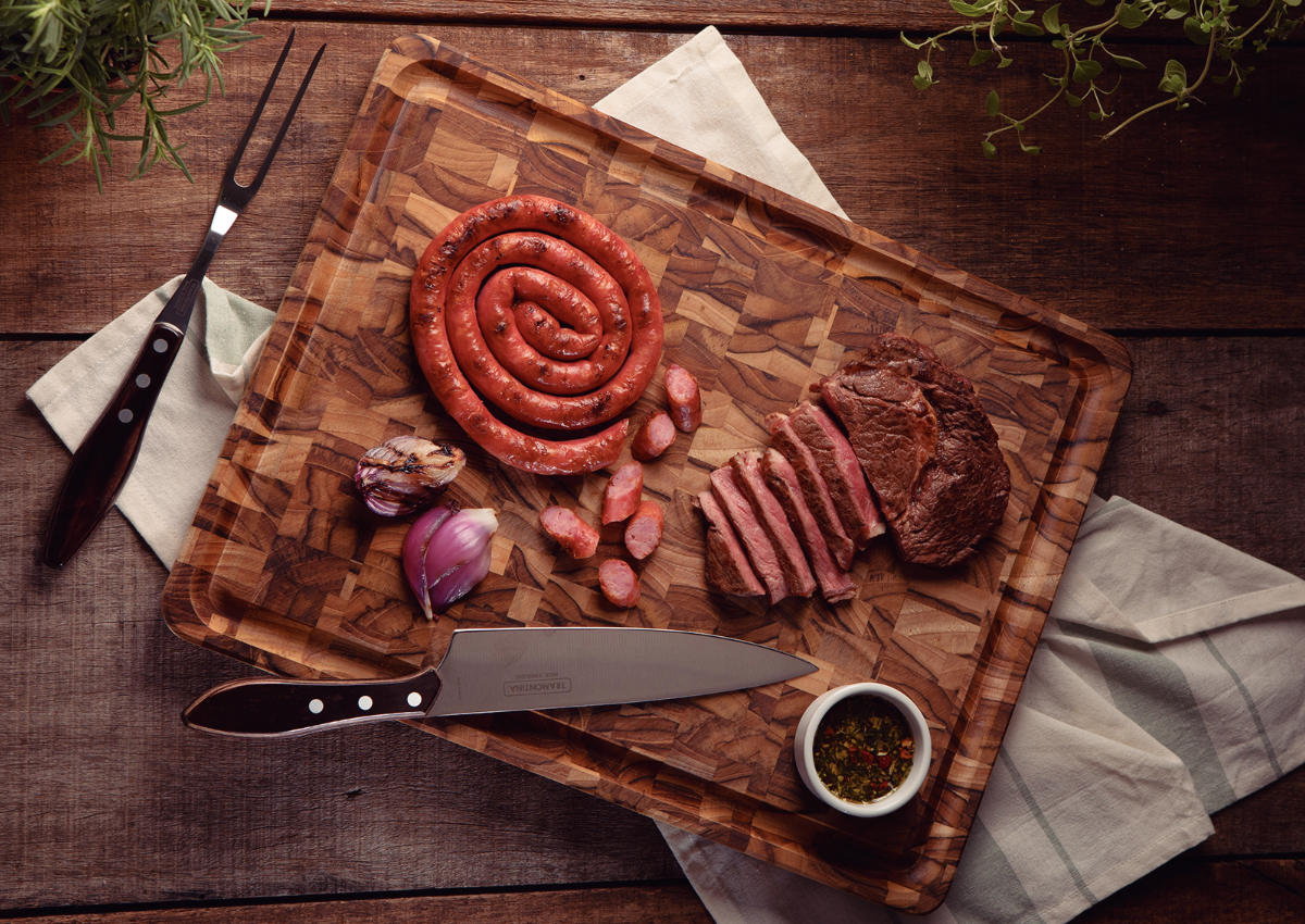 TRAMONTINA（トラモンティーナ） 木製まな板 大 50×38cm グレイン