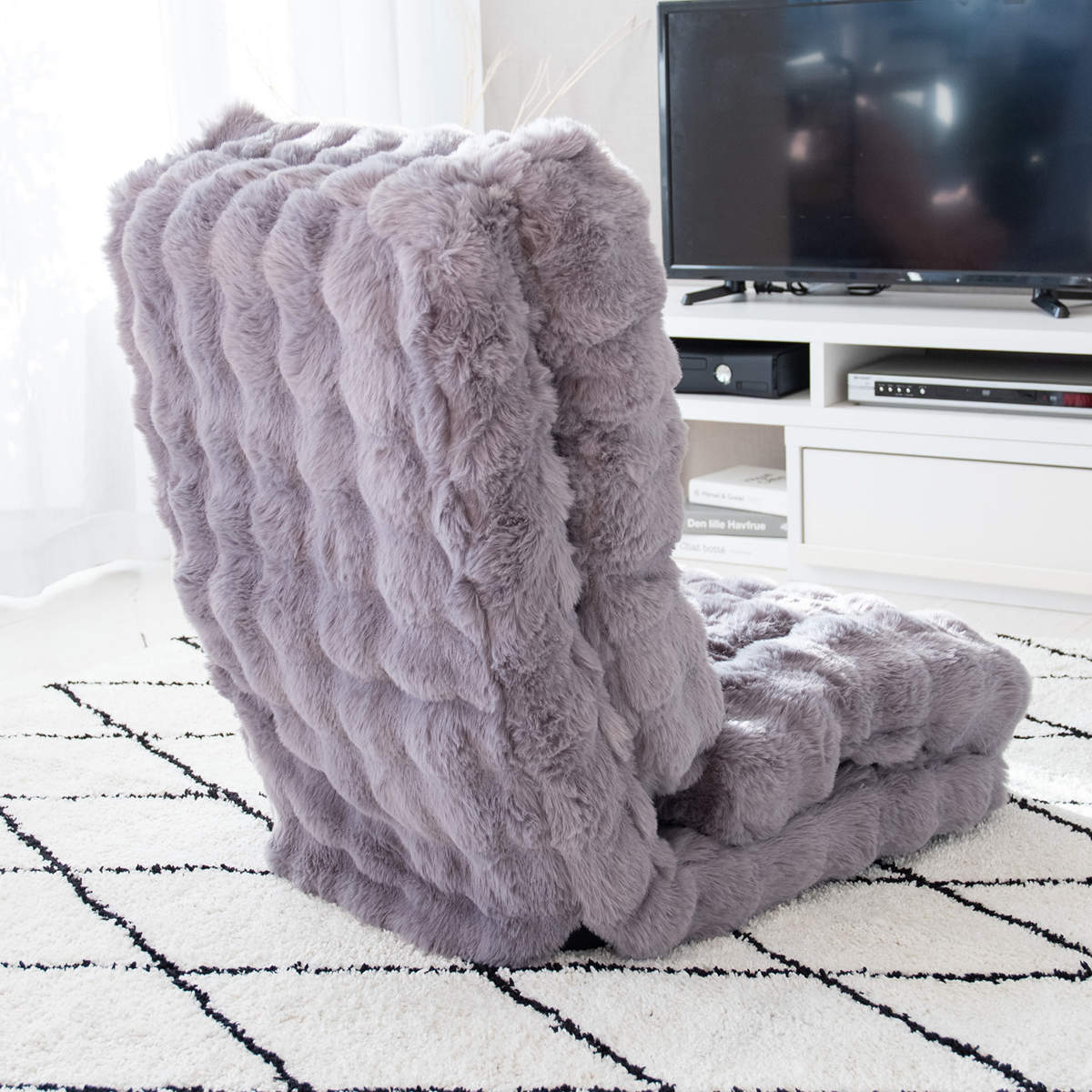 宮武製作所 座椅子 1人用 3way リクライニング14段階 マイクロ