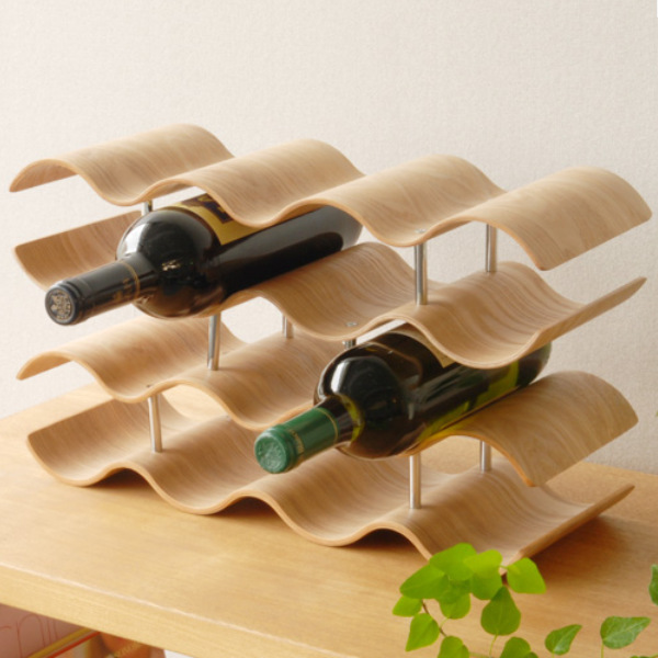 KINTO キントー ワインラック 14本用 （ Plywood Non slip tray