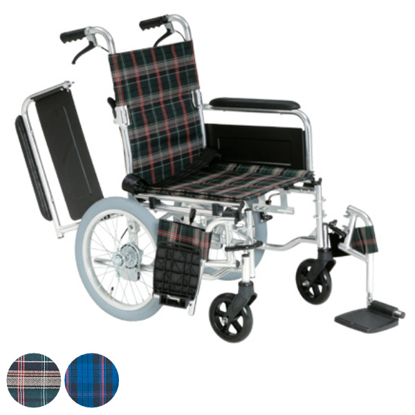 マキテック 多機能車いす 跳ね上げ式スイングアウトタイプ 介助式背