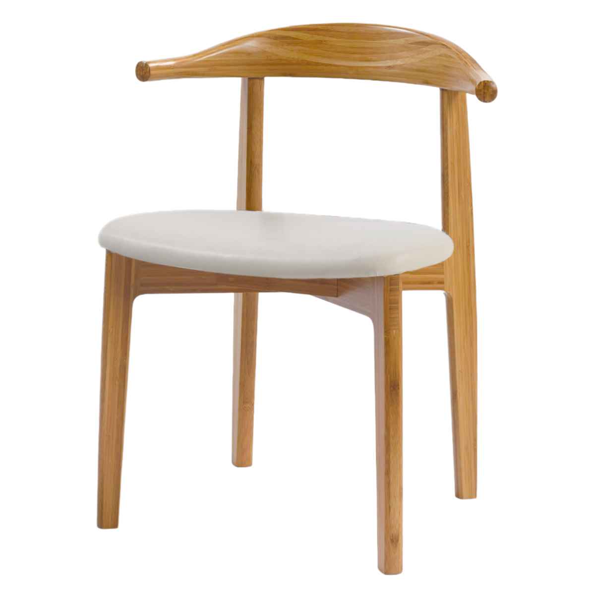 TEORI（テオリ） ダイニングチェア 座面高43cm 肘あり 竹製 Fシリーズ