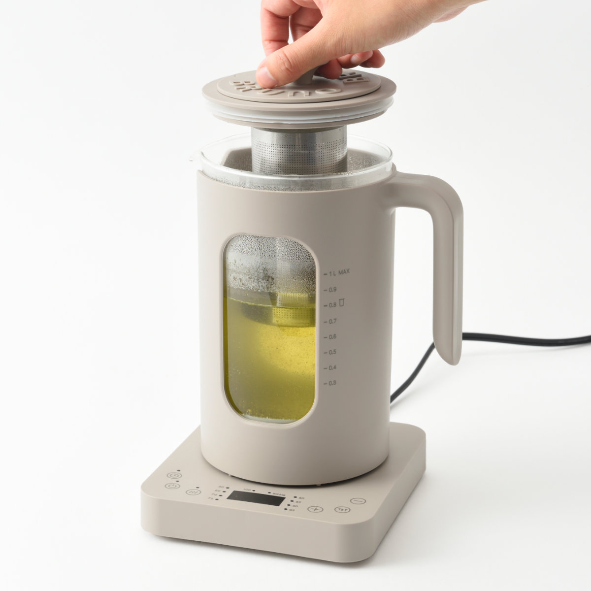 BRUNO crassy+ マルチケトル 1L 温度調節機能付き （ ブルーノ 電気