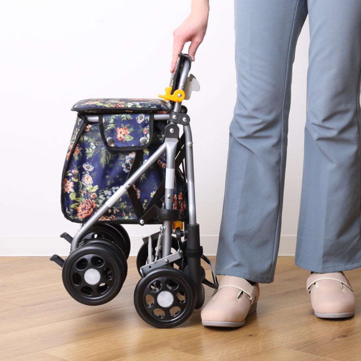 マキテック シルバーカー ミドルタイプ ルーク 幅広ハンドル