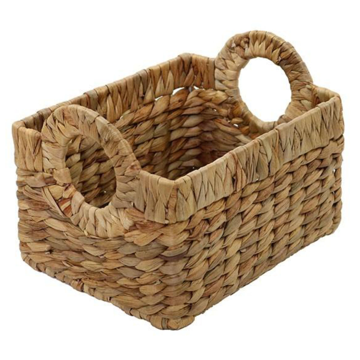 ちどり産業 収納 バスケット 持ち手付き 約 幅24×奥行20×高18cm 小物