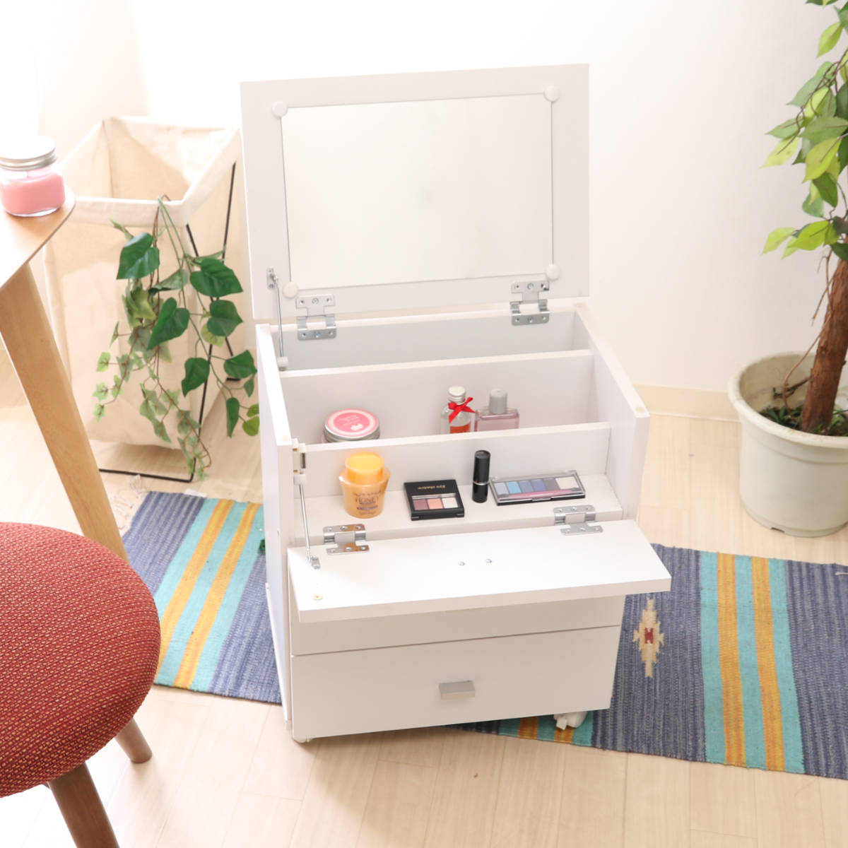 不二貿易（Fuji Boeki） ドレッサー 幅45cm コスメボックス 完成品