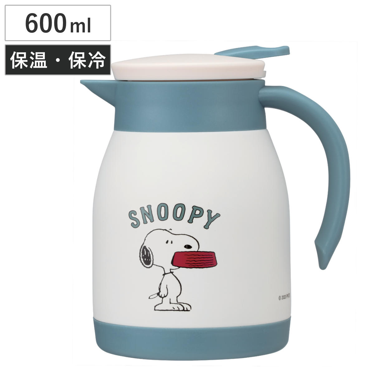 卓上ポット 600ml スヌーピー PEANUTS ステンレス （ 魔法瓶 保温