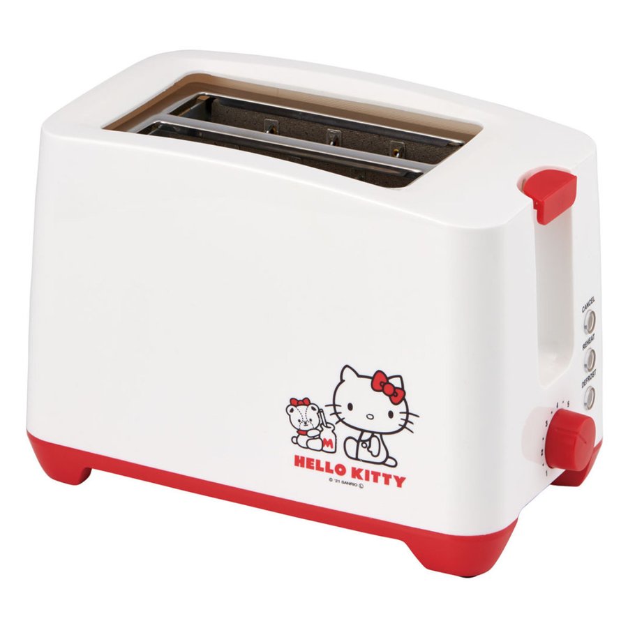 スケーター ポップアップトースター 2枚焼き 小型 ハローキティ