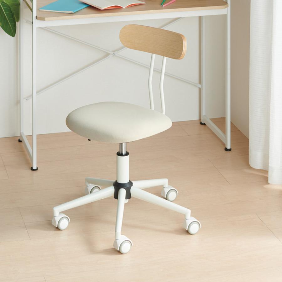 弘益 ワークチェア 昇降式 座面高約41cm〜51cm オフィスチェア