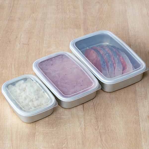 スケーター 保存容器 アルミ製 急速冷凍 1.2L Lサイズ （ ストッカー