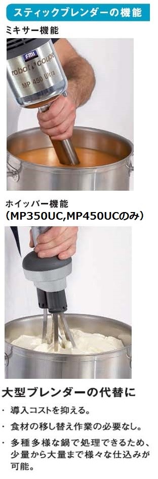 ロボクープ スティックブレンダー MP-450U FMI 単相100V 業務用 新品
