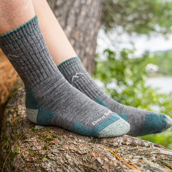 ダーンタフ DTVWsMcrクルークッション Slate レディース 靴下 ソックス