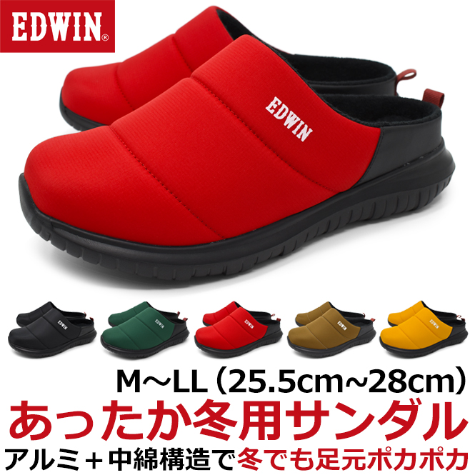 EDWIN（エドウィン） クロッグサンダル サボサンダル メンズ 靴 厚底