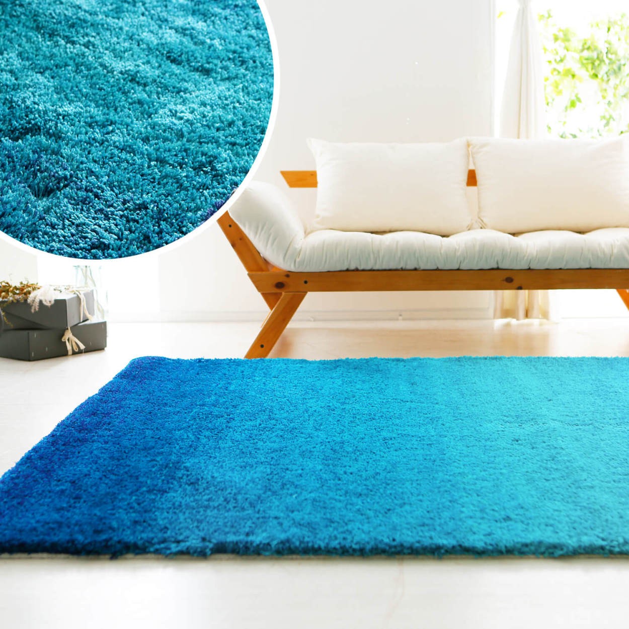 LOWYA（ロウヤ） ラグ ラグマット おしゃれ 130×190 S 厚手