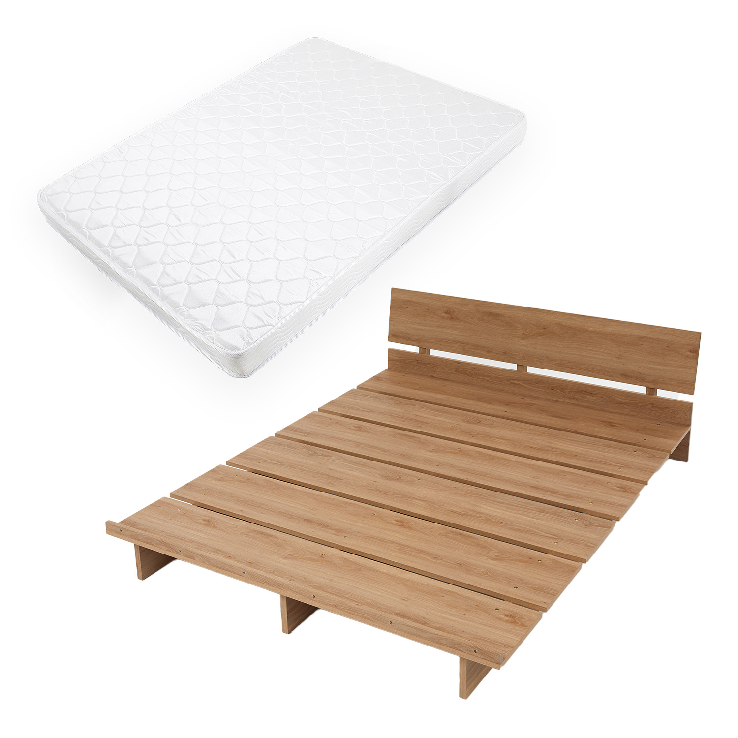 LOWYA（ロウヤ） ダブルベッド ベッドフレーム ベッド ローベッド ロー