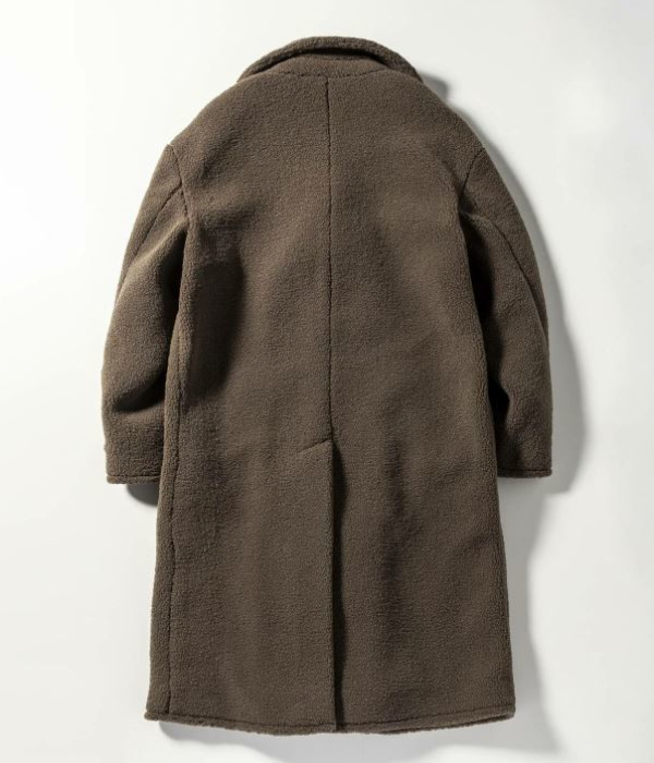 1PIU1UGUALE3 RELAX ダブルボアロングコート 男性 アウター 冬 大人