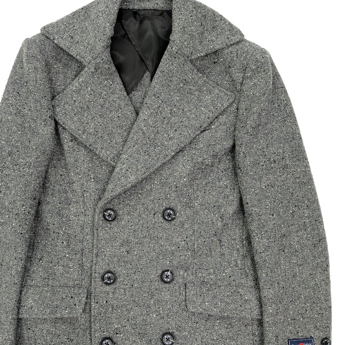 極美品 D&G グレー ウール ピーコート 極美品 D&G グレー ウール