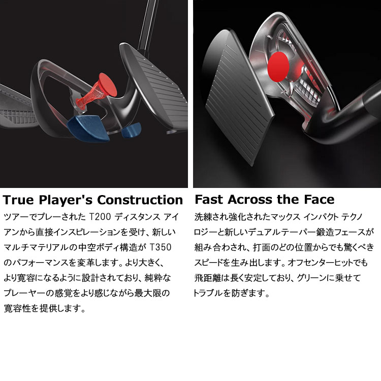 Titleist（タイトリスト） (期間限定) 2023モデル T350 アイアン 6本