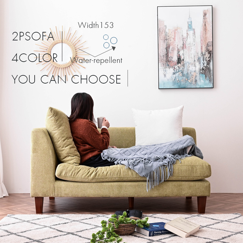 ソファ ソファー 2人掛け 2人掛けソファ 片肘 2Pソファ シェーズロング