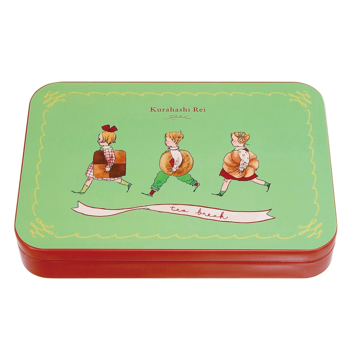 学研ステイフル 学研 公式 くらはしれい 缶入 ポストカード D095 GR YE