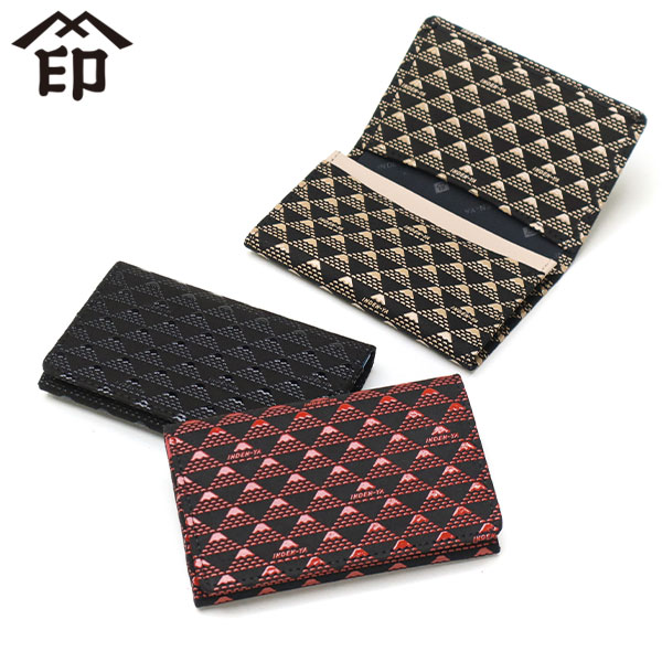 印傳屋（INDEN-YA） 最大53%☆3/1迄 名刺入れ レディース メンズ 本革