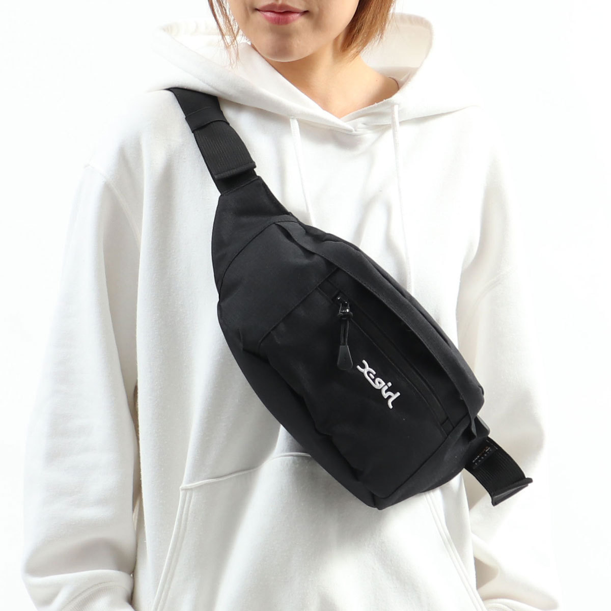 X-girl（エックスガール） 最大53%☆3/1迄 ウエストバッグ X-girl