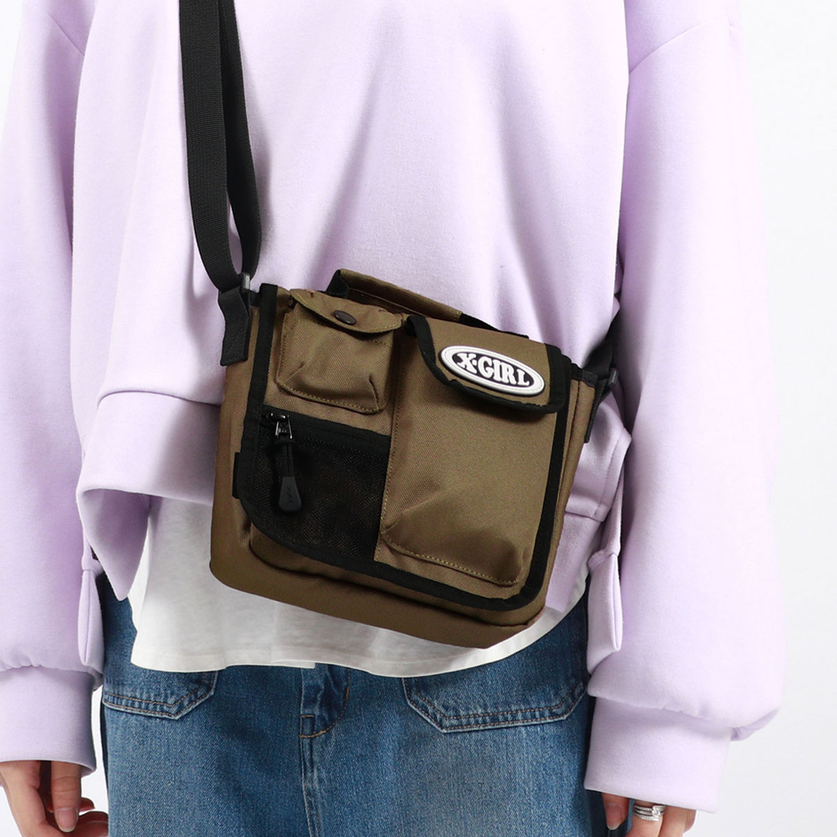X-girl（エックスガール） 最大53%☆2/27〜 ショルダーバッグ