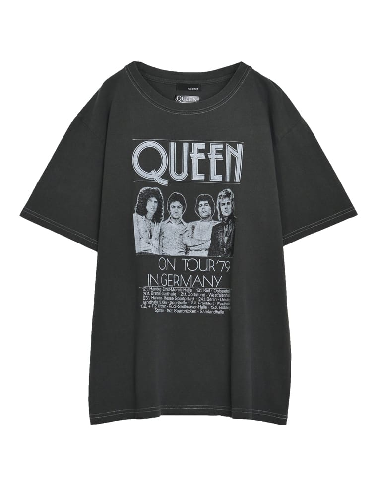 Re:EDIT（リエディ） ロックT レディース ロゴT バンドT クイーン