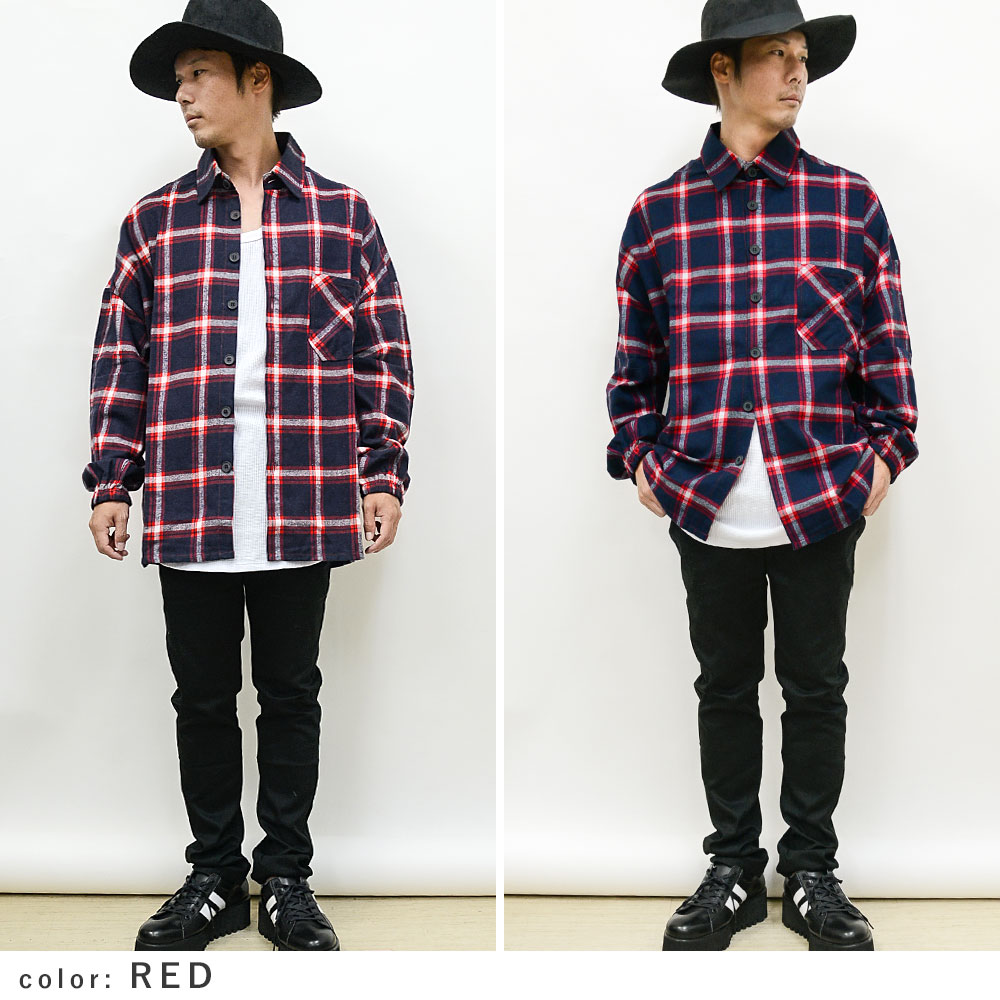 閉店セール】CPOメンズ シャツジャケット ネル生地 タータンチェック