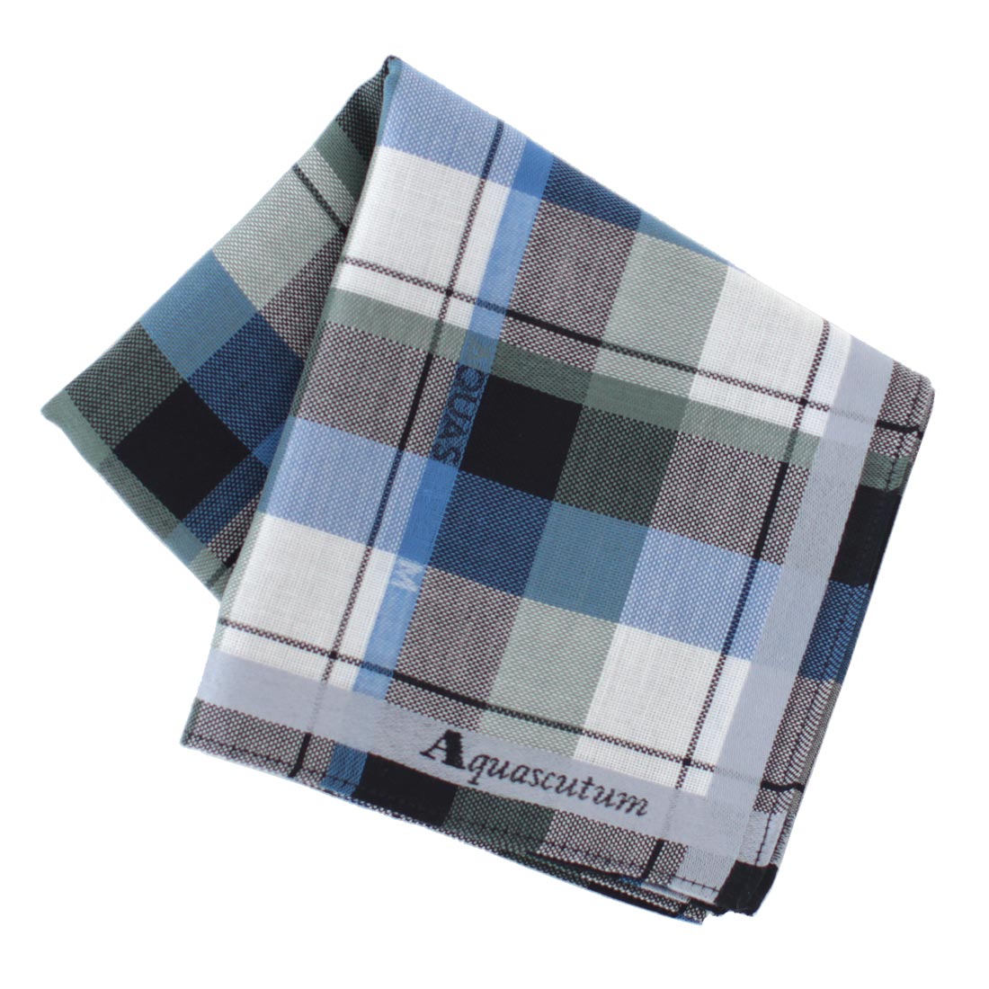 Aquascutum（アクアスキュータム） 紳士ハンカチ プリントハンカチ