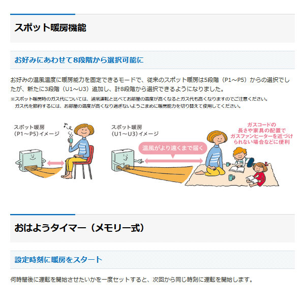 大阪ガス ガスファンヒーター 都市ガス・12A・13A用 140-5615型