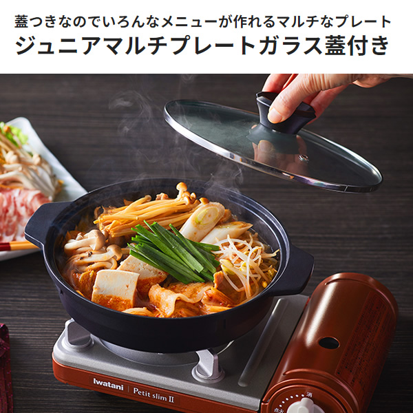 Iwatani（イワタニ） 岩谷 カセットコンロ ジュニアマルチプレート
