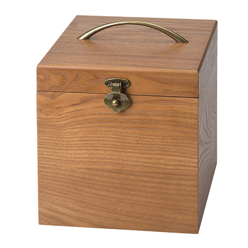 木製 メイクボックス コスメティック 鏡 北欧 ナチュラルウッド 縦型