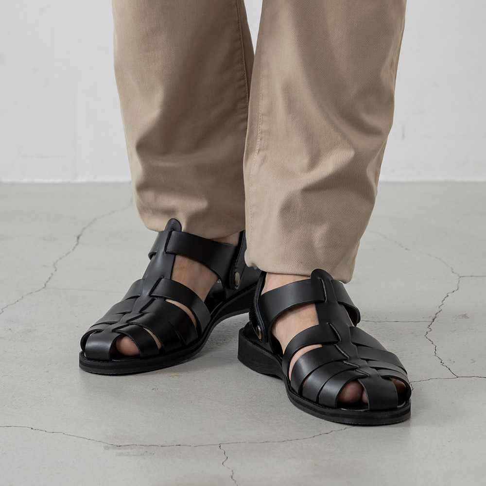 SNOBBIST（スノビスト） 日本製 2WAY レザー グルカサンダル メンズ 靴