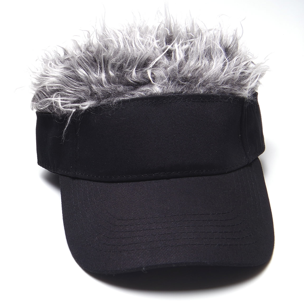 サンバイザー おしゃれ メンズ レディース ウィッグ 男女兼用 ゴルフ