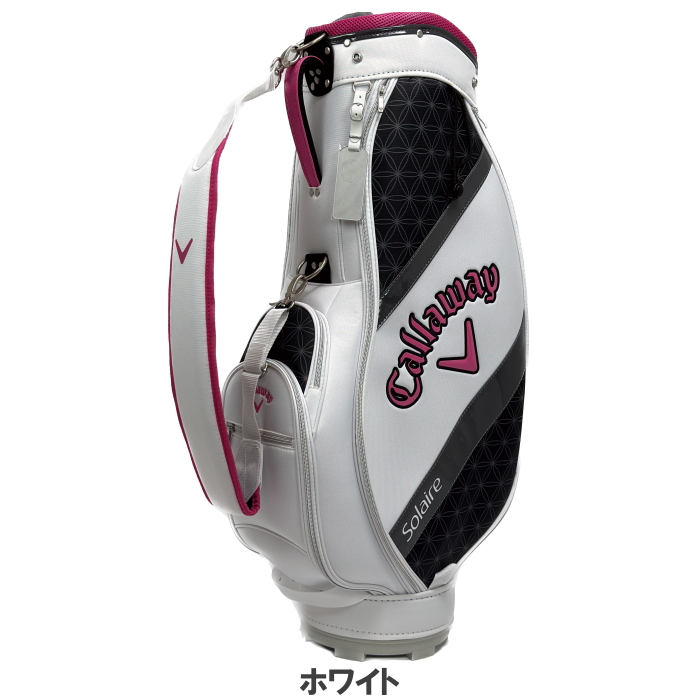 Callaway Solaire ゴルフバッグ ホワイト/ピンク Callaway Solaire