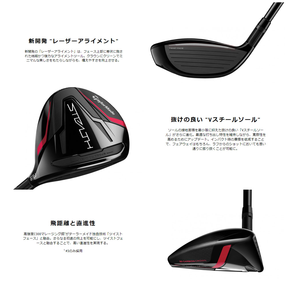 TaylorMade（テーラーメイド） 【USモデル】 ステルス フェアウェイ