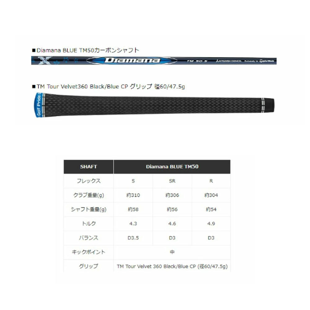TaylorMade（テーラーメイド） 【シャフト／±2°用】 スリーブ付き