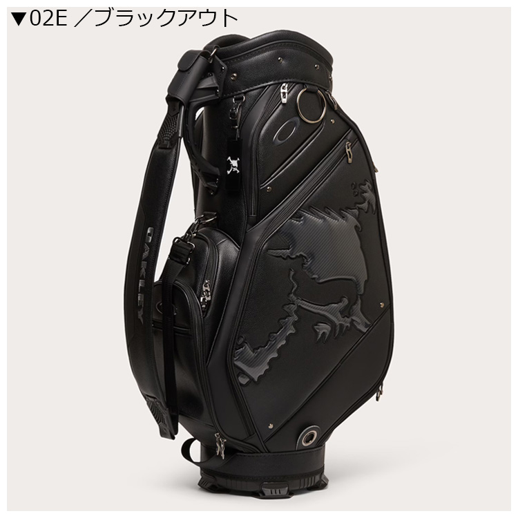 OAKLEY（オークリー） キャディバッグ スカル ゴルフバッグ 18.0