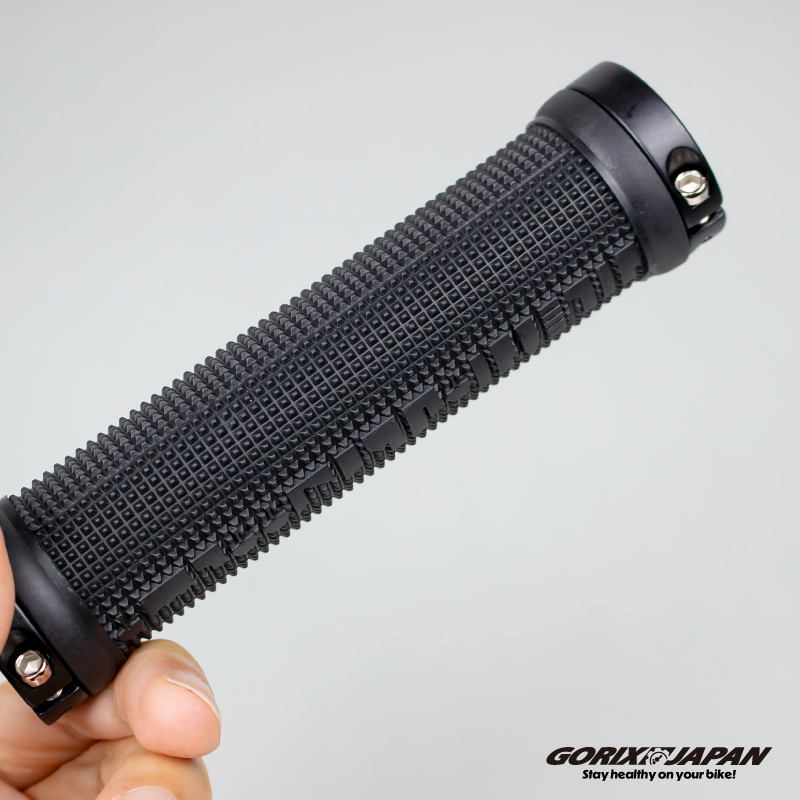 GORIX 自転車グリップ 丸グリップ [素手でも十分なグリップ力
