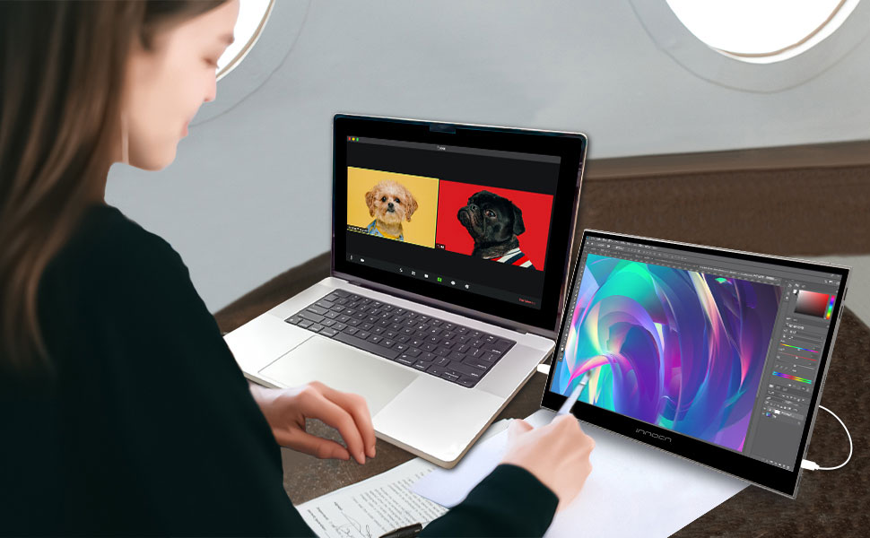 正規品】 INNOCN 13.3 インチ OLED ポータブル モニター 13K1F