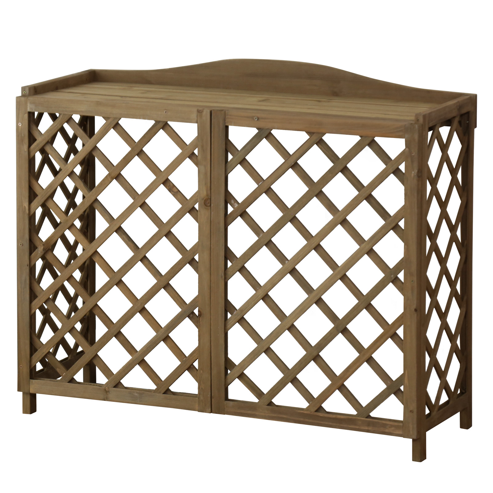 DORIS（ドリス） エアコン室外機カバー 室外機カバー 木製 おしゃれ