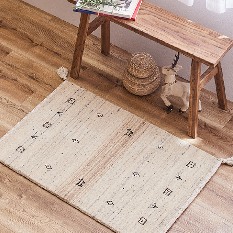 HAGiHARA（萩原） ギャベ ギャッベ 玄関マット 室内マット マット 45