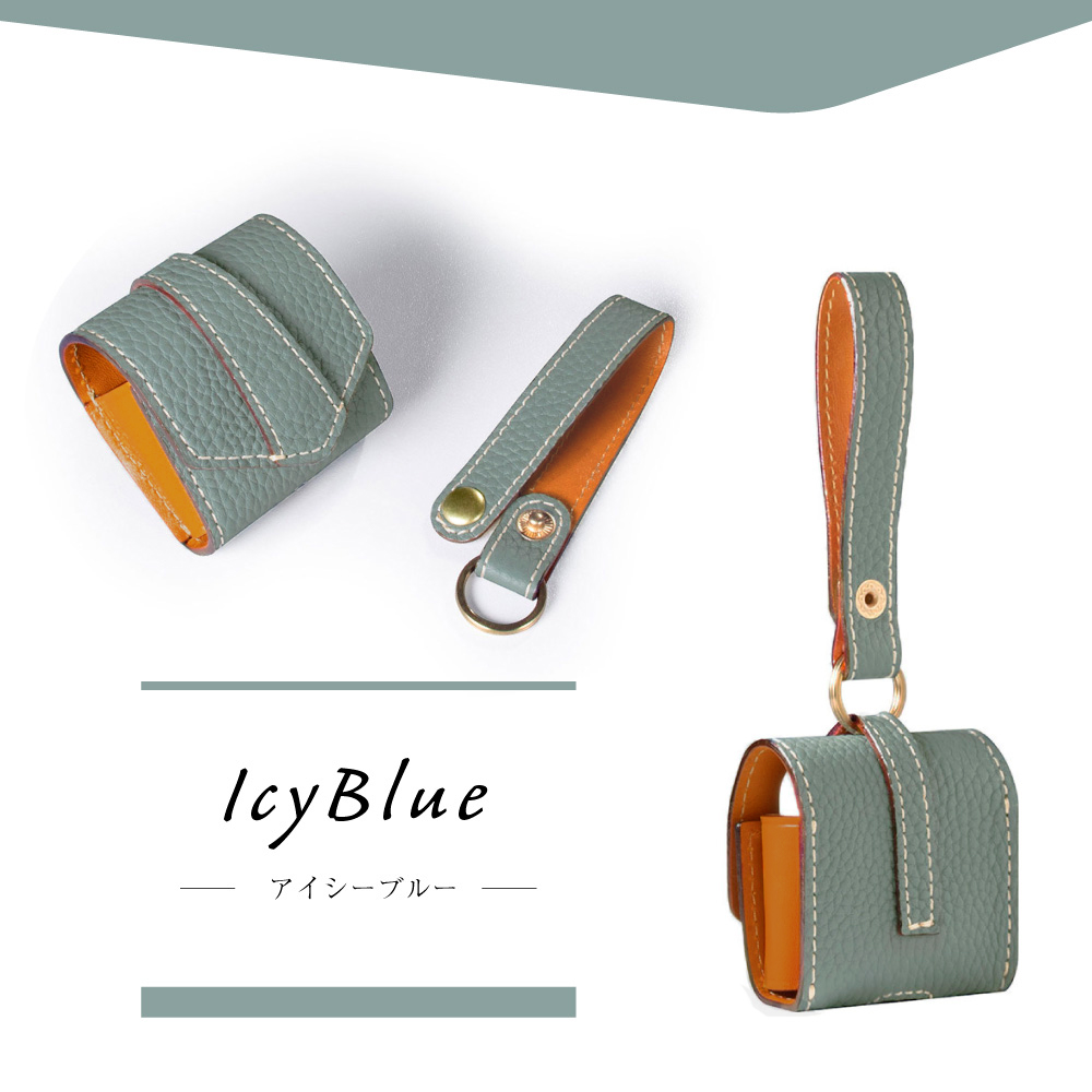 AirPods AirPodsPro ケース 本革 ホルダー スリム キーホルダー 高級