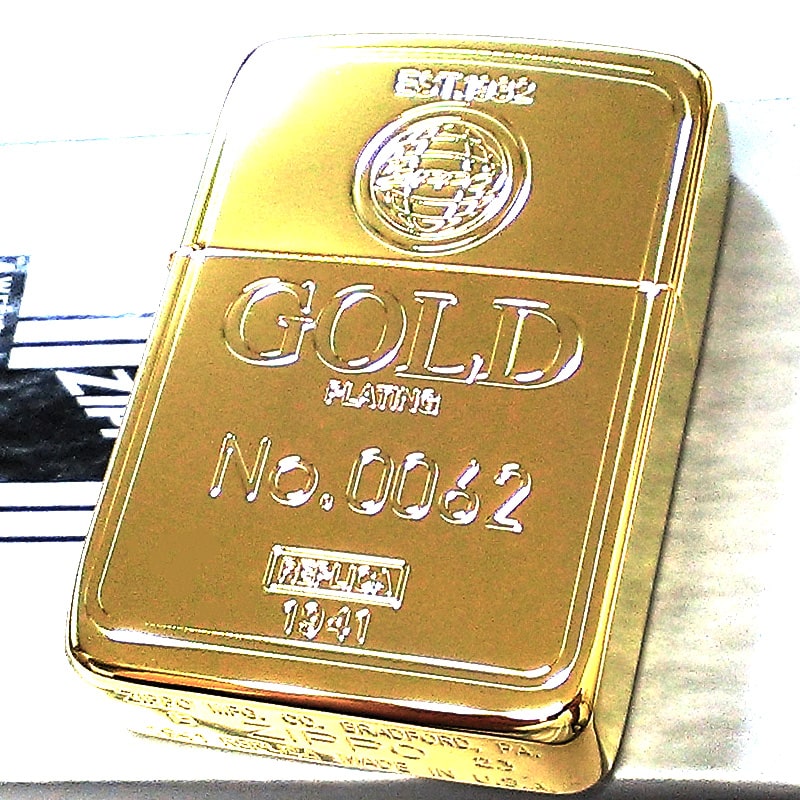 ZIPPO（ジッポー） ライター 1941 復刻レプリカ 限定 GOLD PLATING